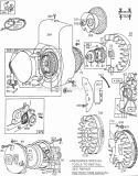 Blower HsgFlywheelsRewinds Diagram and Parts List for 131431-0131-01  Briggs and Stratton Engine